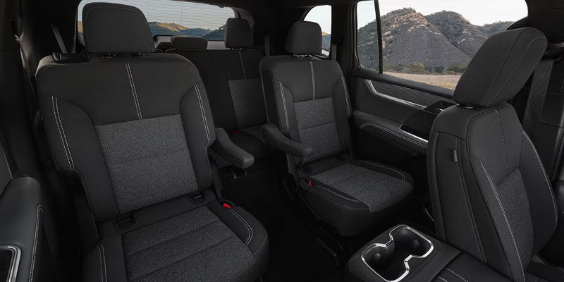 Insde view of 2026 GMC Acadia