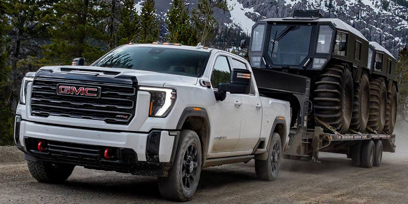 2026 GMC Sierra 3500HD showig tough towing ability