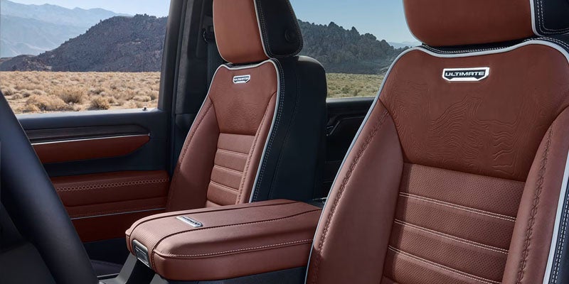 Interior of GMC Sierra 3500HD